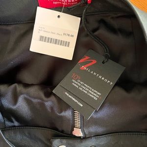 NWT Beautiful Ginson Black Faux Leather Mini Skirt. Retails for $178.